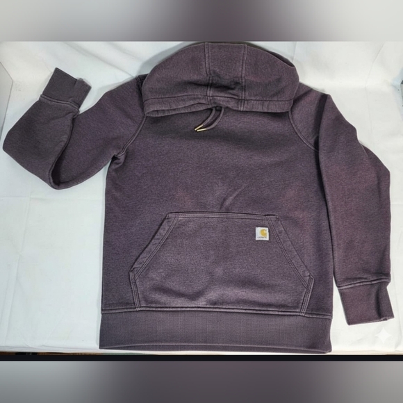 Carhartt Women's Relaxed Fit Hoodie Small TS2790-W Purple EUC - Picture 3 of 12